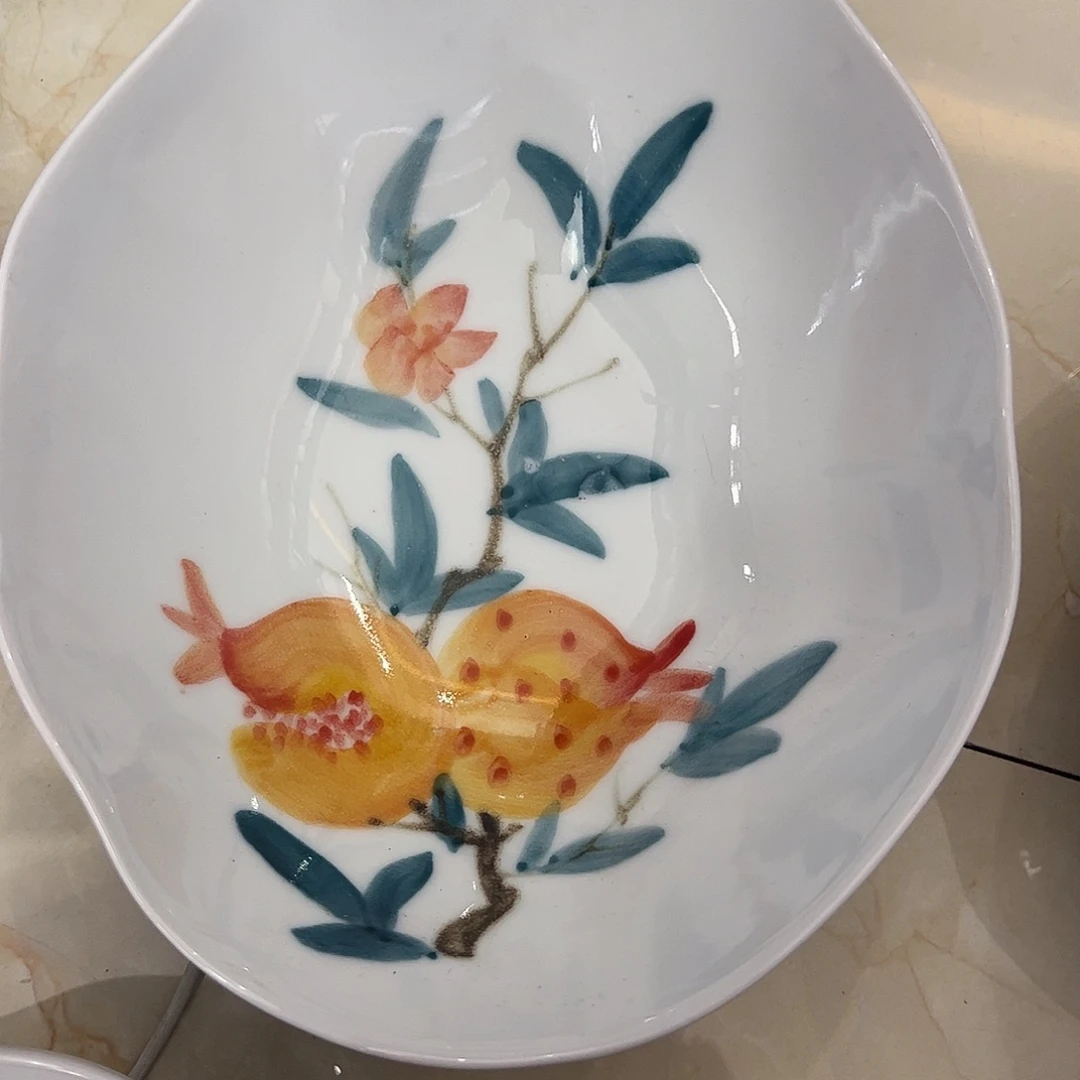 瓷片爱****鼠景德镇陶瓷手工手绘制作