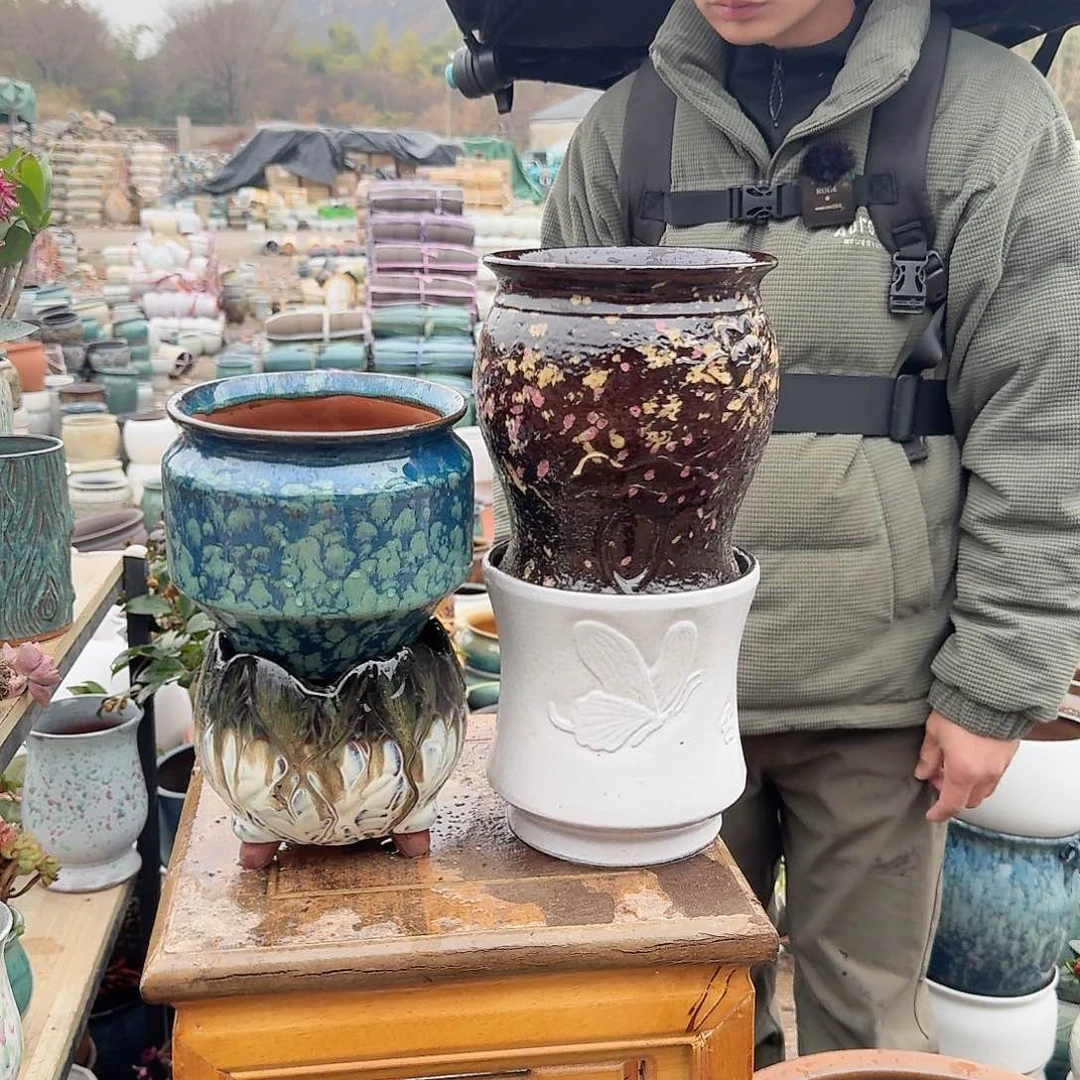 紫砂花盆四个大福利混搭