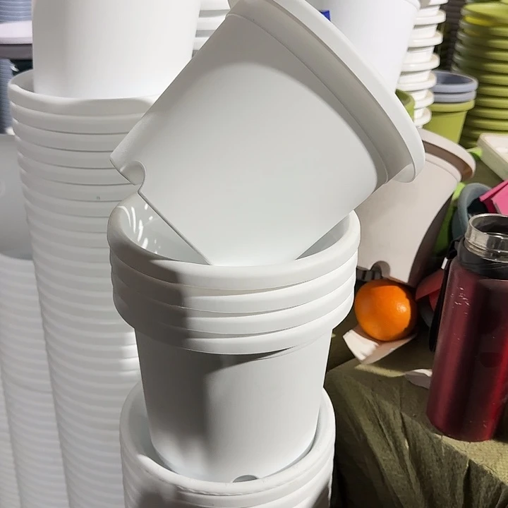 四季3#口径21白色6个无托