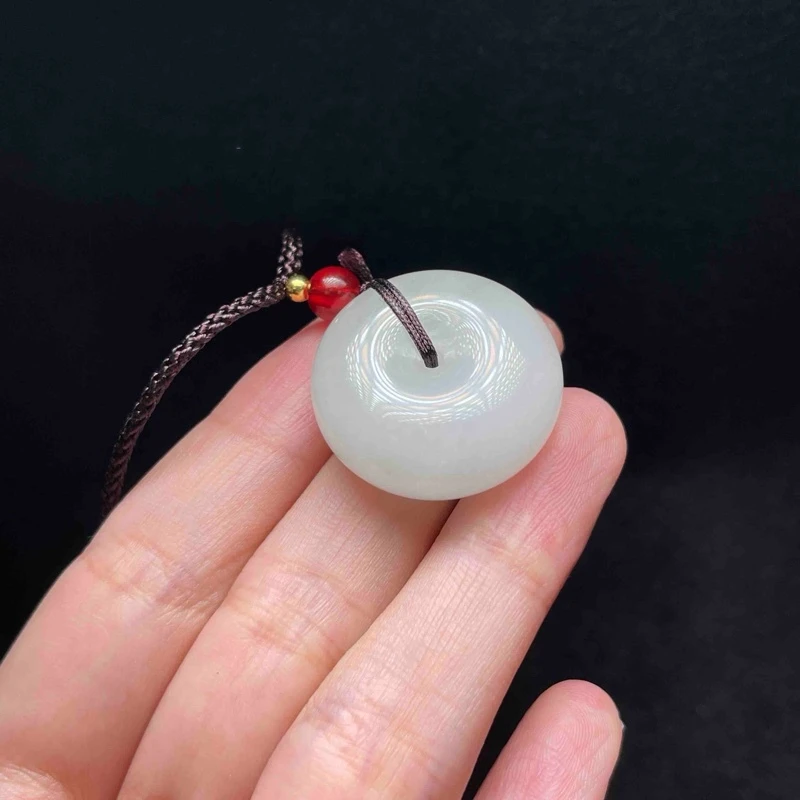 【小魏总珠宝】金丝玉平安扣-26*26*14mm