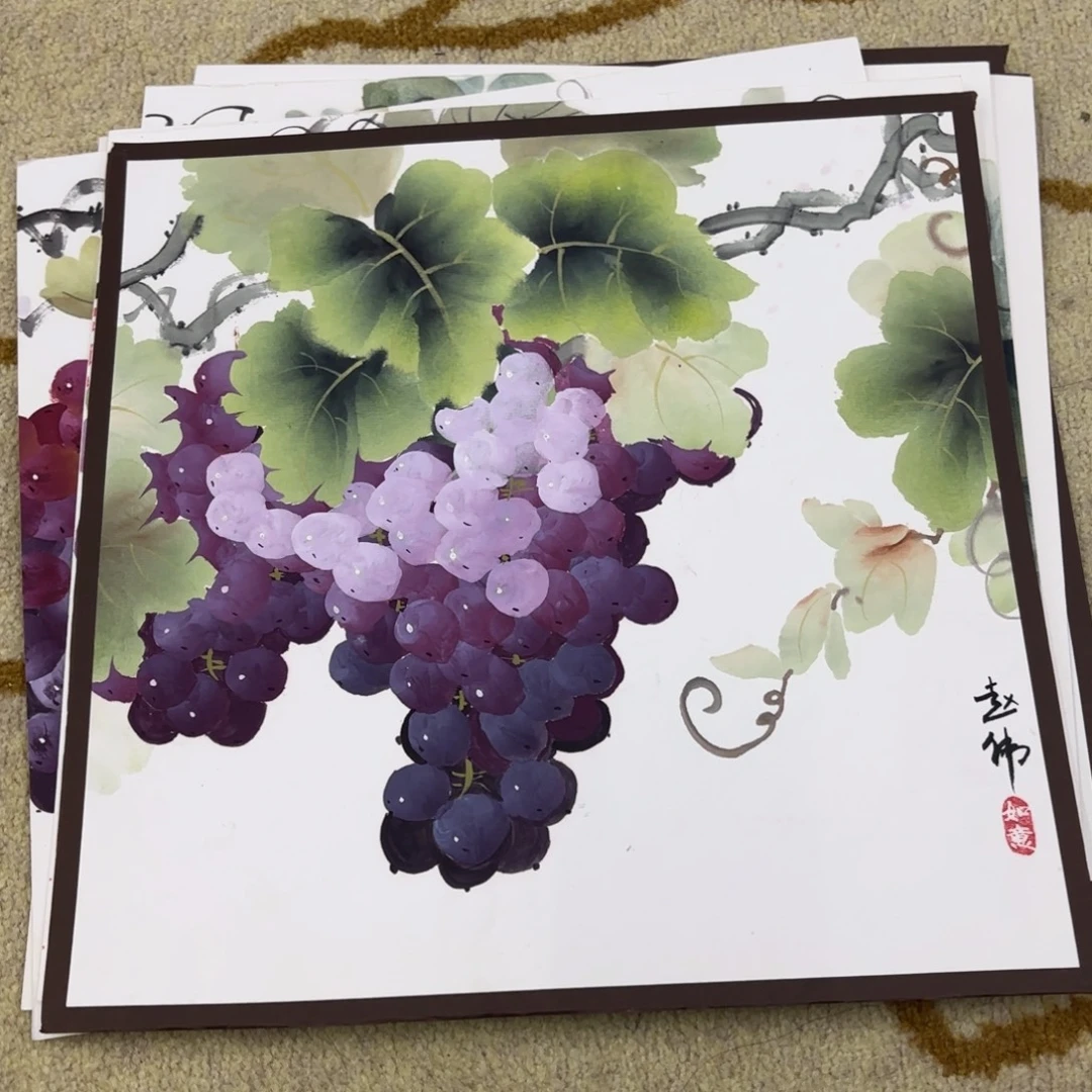 国画38-38卡纸作品童