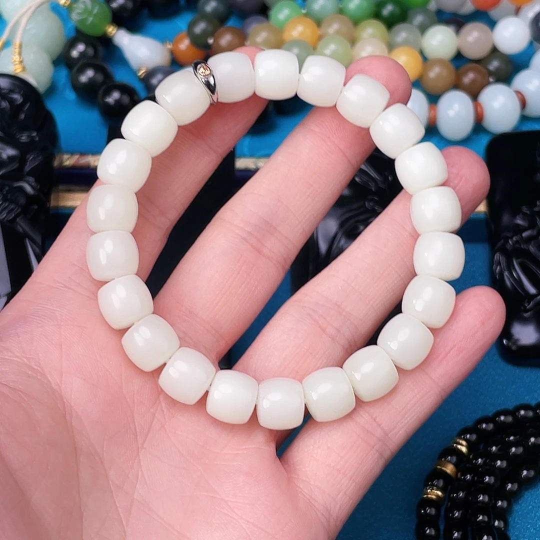 和田玉手链未镶嵌児****戲