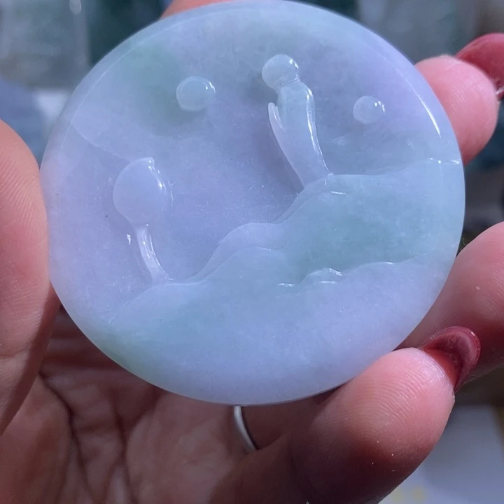 【闪购商品】翡翠挂件未镶嵌悟道