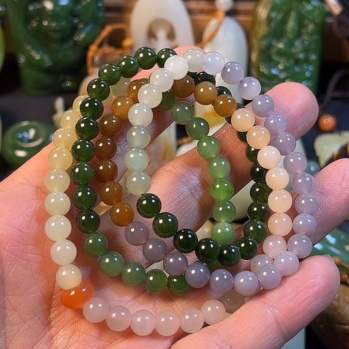 和田玉未镶嵌手串