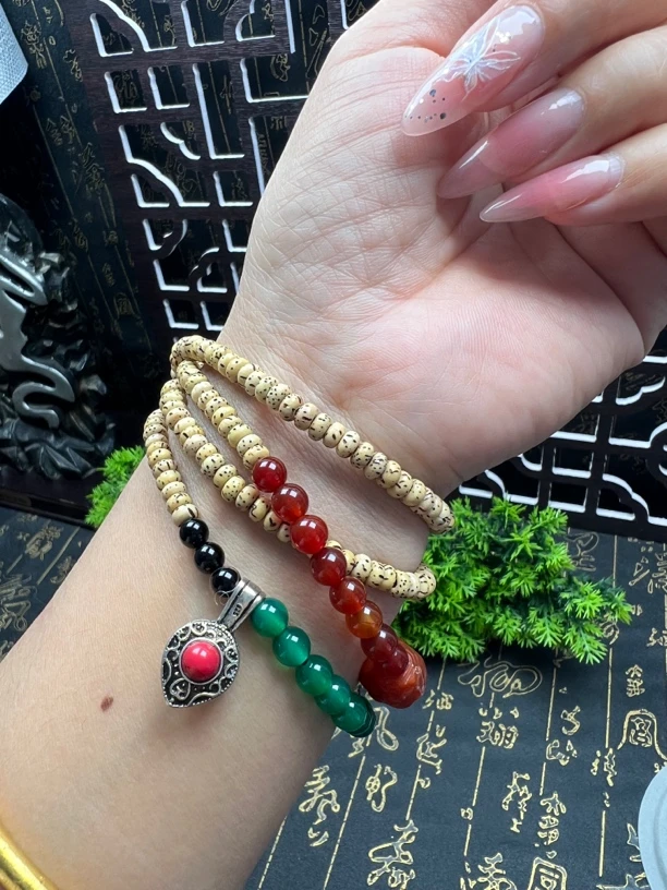 星月菩提小米粒手链手串220颗尺寸3✖️5mm