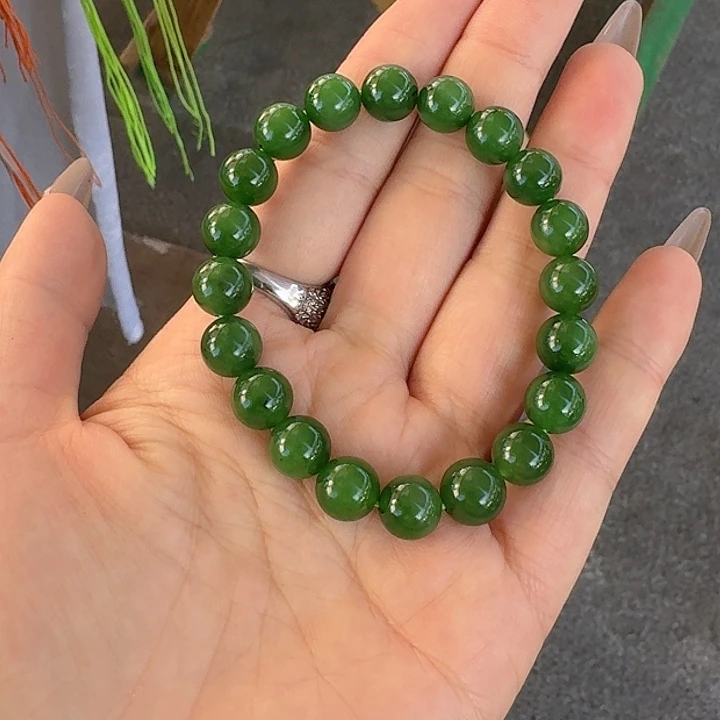 未镶嵌手串和田玉卡10