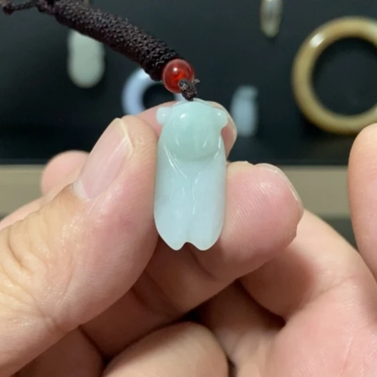 翡翠未镶嵌颈饰一鸣惊人