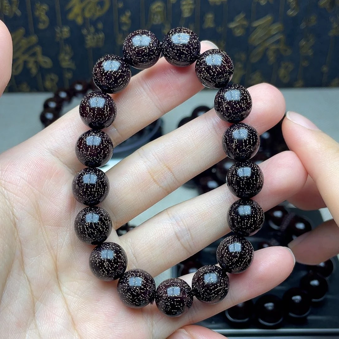 檀香紫檀（小叶紫檀）1.2 17颗 超爆满金星