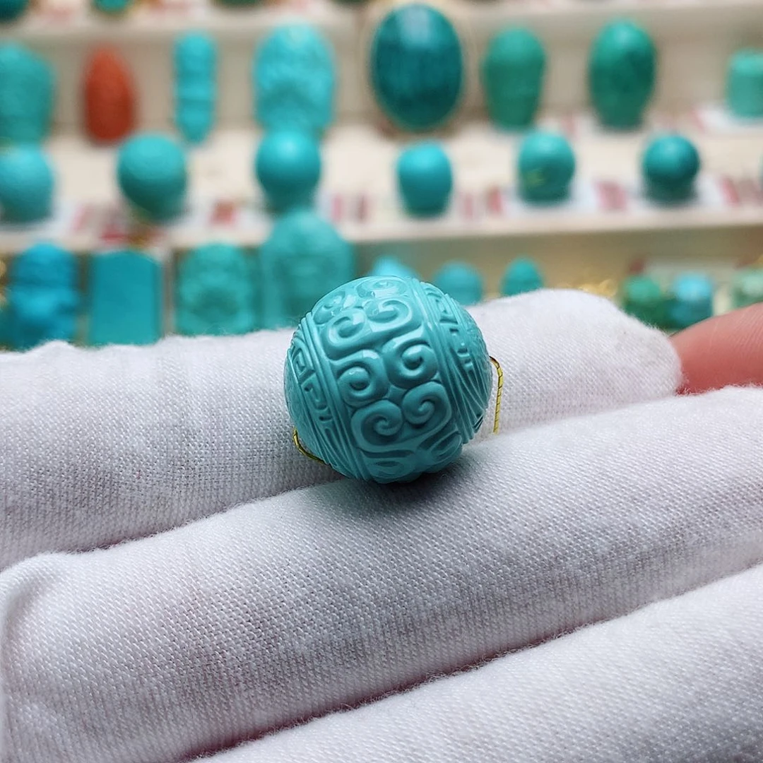 绿松石珠宝奇石未镶嵌