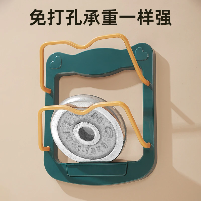 【大号壁挂锅盖架子】免打孔厨房置物架多功能砧板菜板收纳锅铲架