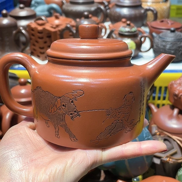 紫砂茶宠530cc宜兴紫砂壶