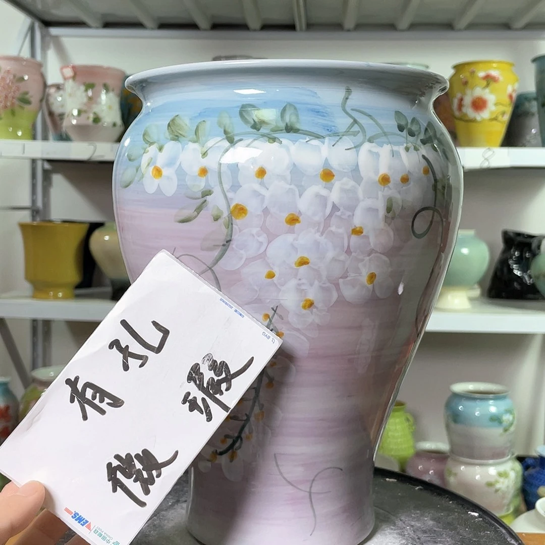 景德镇陶瓷花盆花器暇258