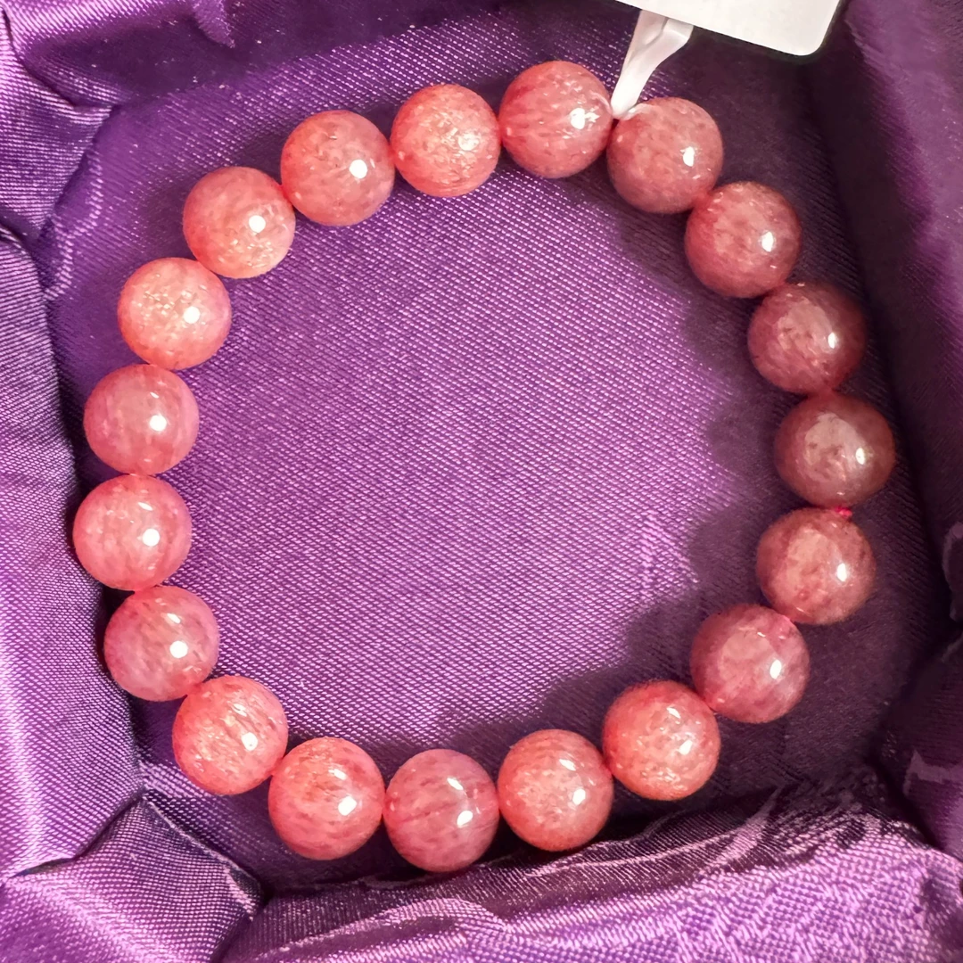 KC0015草莓晶手串（天然珠宝多样性发其一）