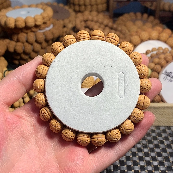 千***里桃核手串10#野生元宝小金豆