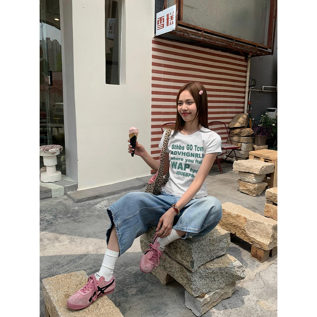 新款夏季新款修身短t恤女韩版百搭ins风高级感潮流性感辣妹穿搭