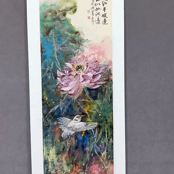 国画亲笔手绘放心去藏