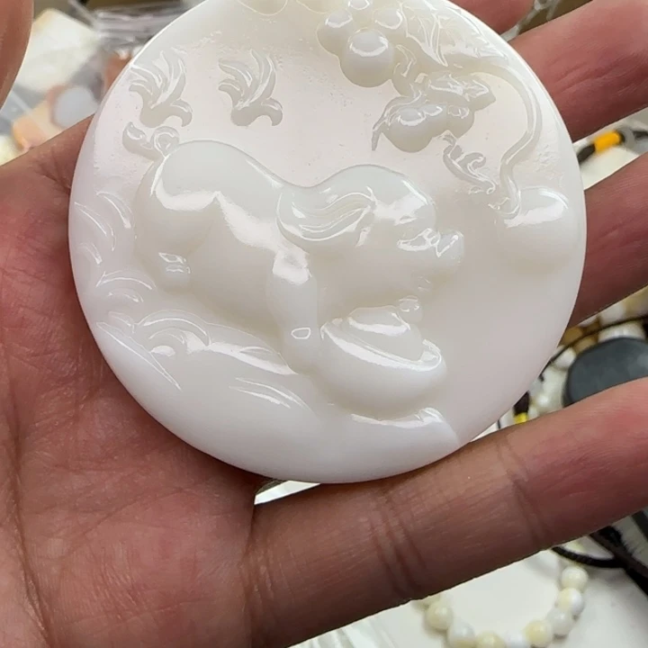 美***！大果紫檀（缅甸花梨）猪圆牌81号