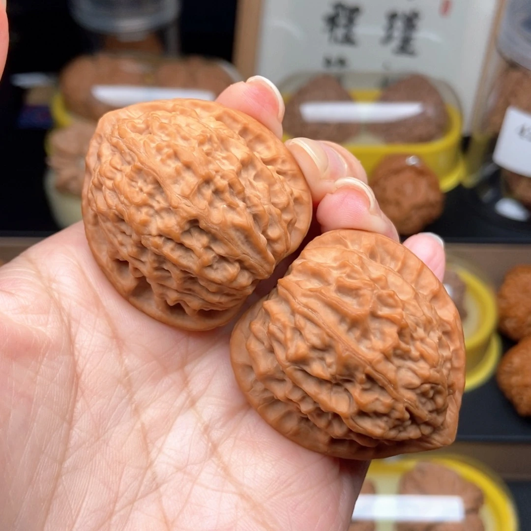 把件文玩核桃38金牛
