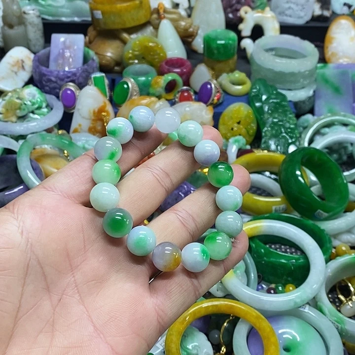 颈饰未镶嵌翡翠缅甸翡翠首饰配饰