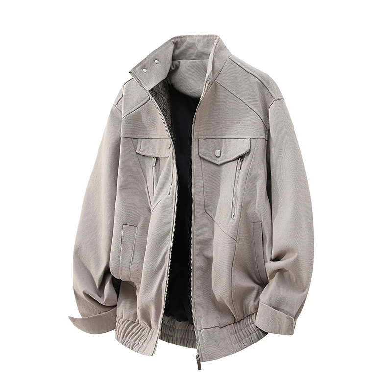 ICH MODE美式夹克外套夹克女户外休闲情侣cleanfit工装风洋气上衣