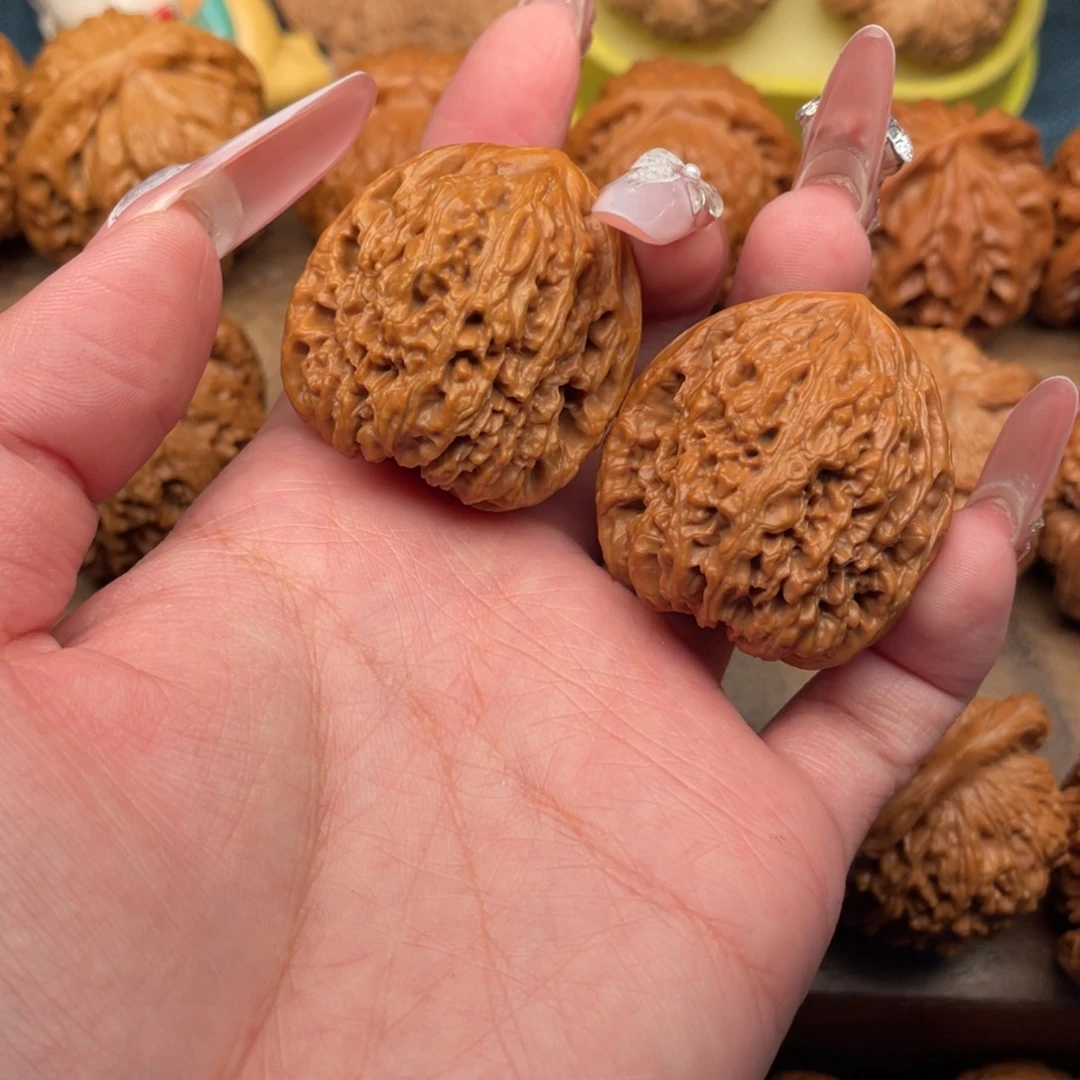 文玩核桃把件炮弹凹底逐鹿南疆35