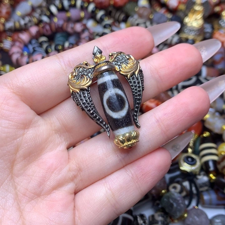 玛瑙/玉髓未镶嵌发一条