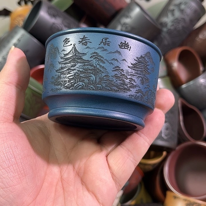 茶杯紫砂全手工紫砂主人杯
