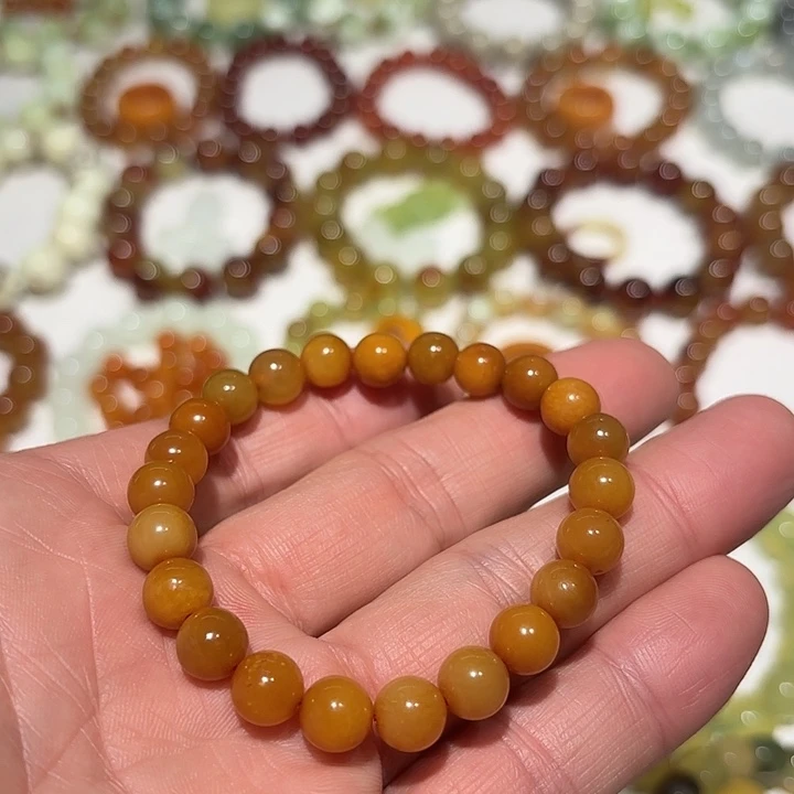 会****未镶嵌蛇纹石玉手串