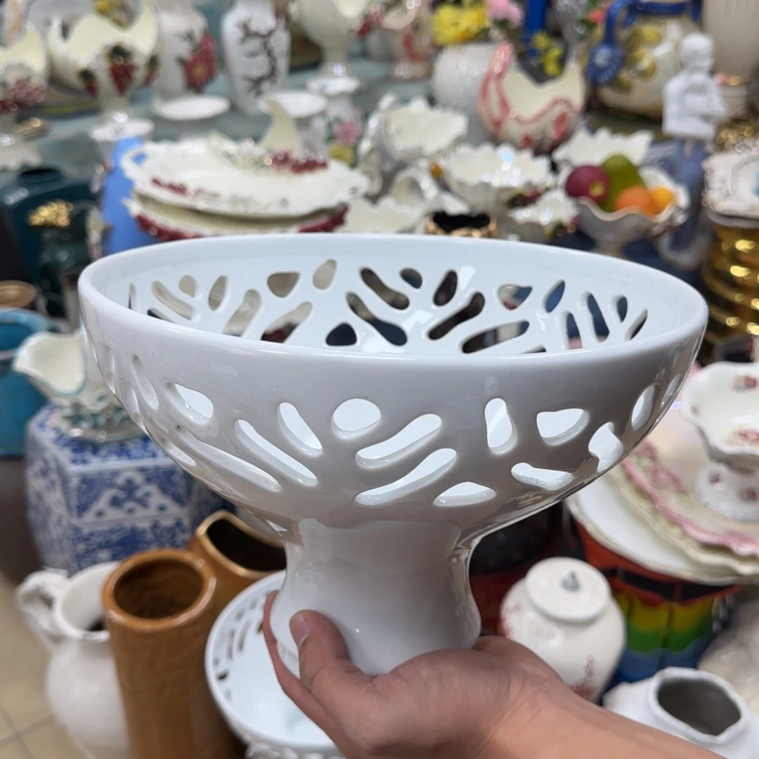 瓷片陶瓷工艺花瓶摆件