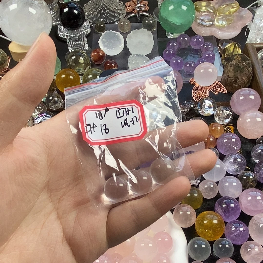 水晶未镶嵌珠宝半成品