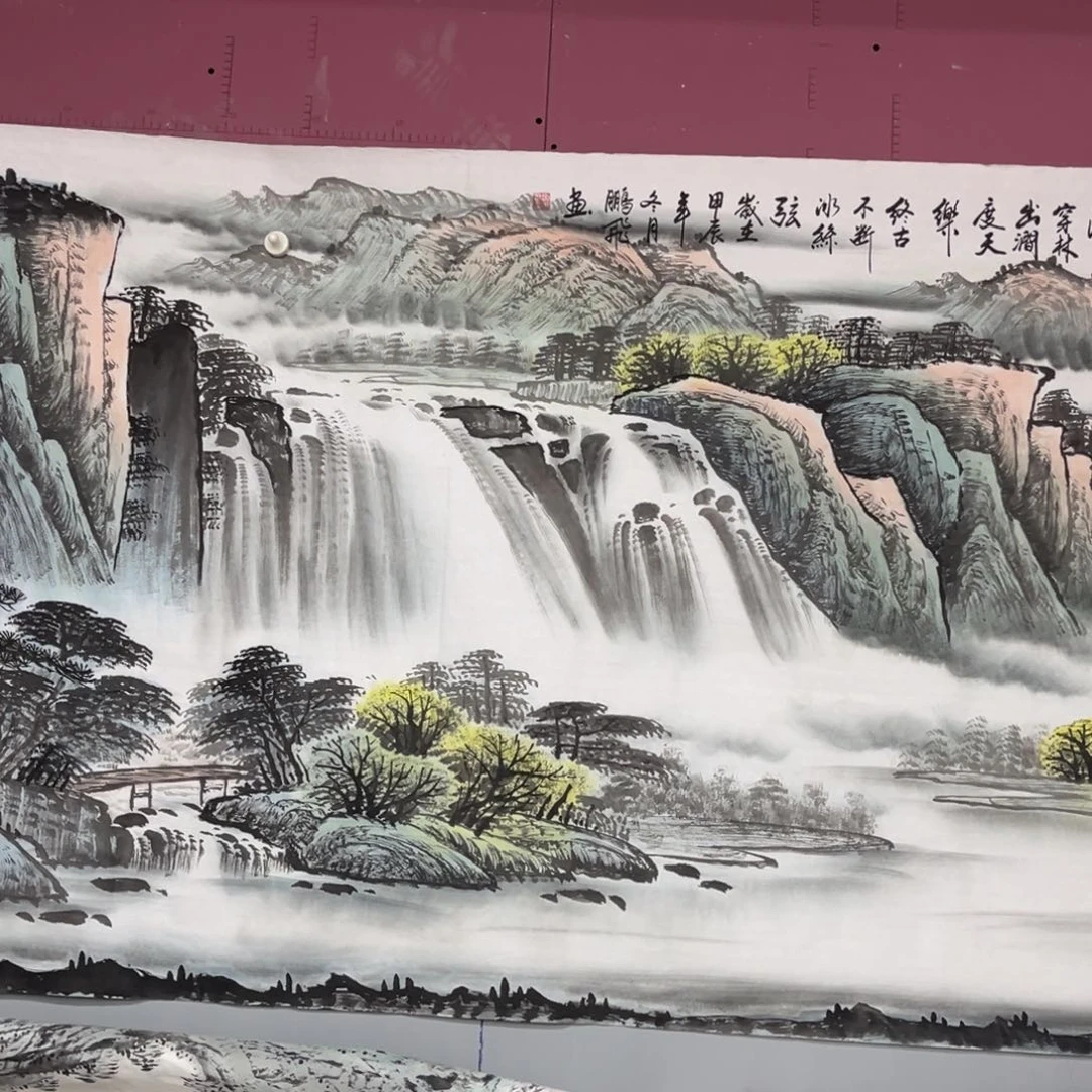 国画过*宣纸手绘，手工作品