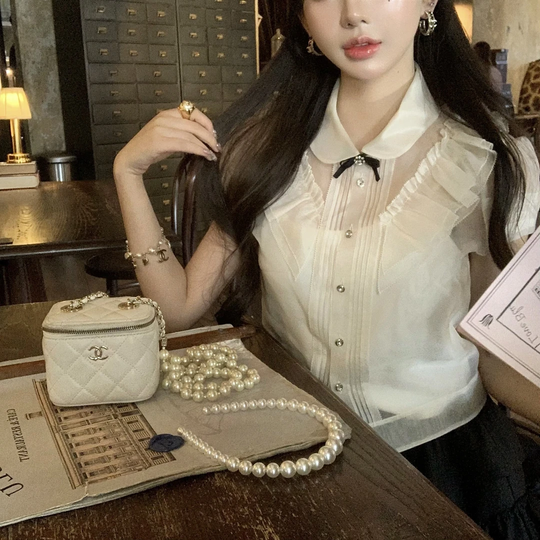 DS【少女情愫】JR露丝同款一眼乖乖牌 桑蚕丝上衣