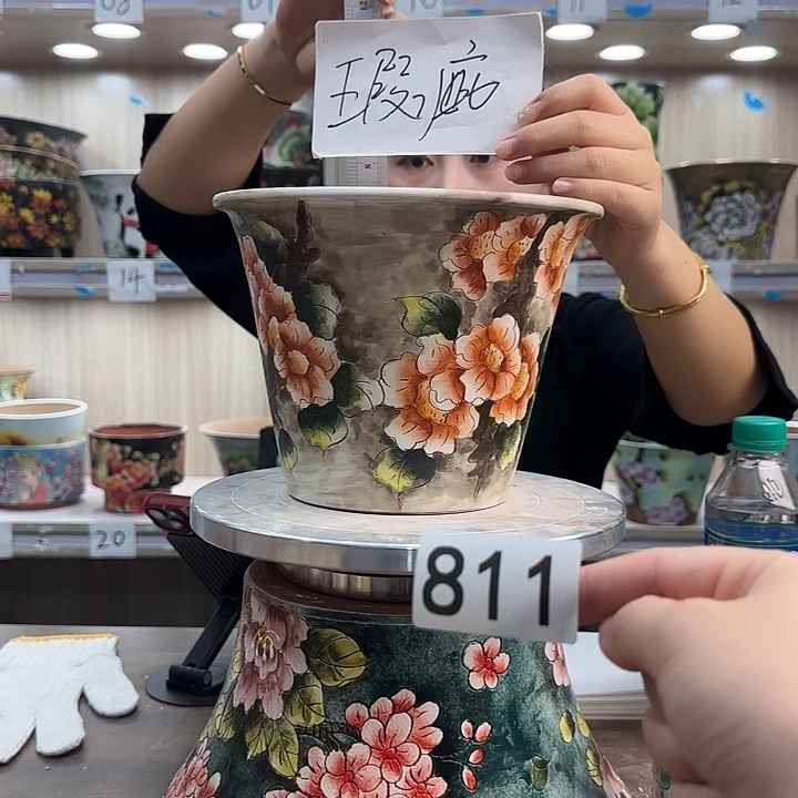 紫砂花盆瑕疵瑕疵811