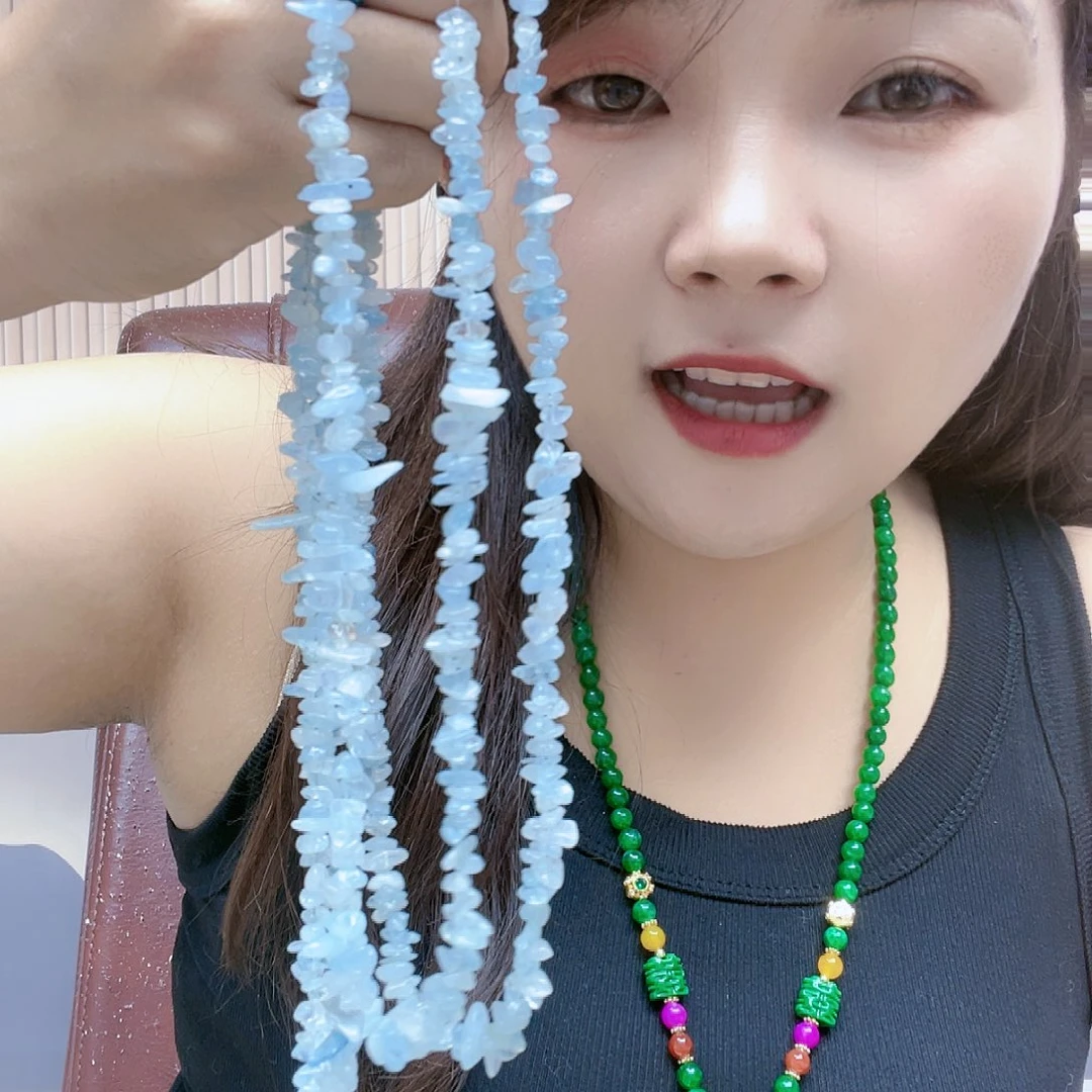 【闪购商品】海蓝宝石颈饰合金