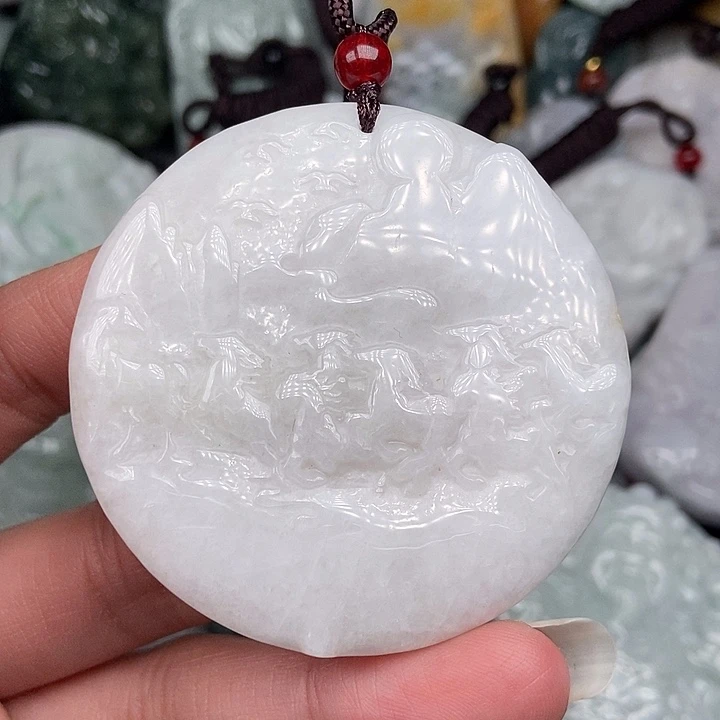 颈饰未镶嵌翡翠翡翠