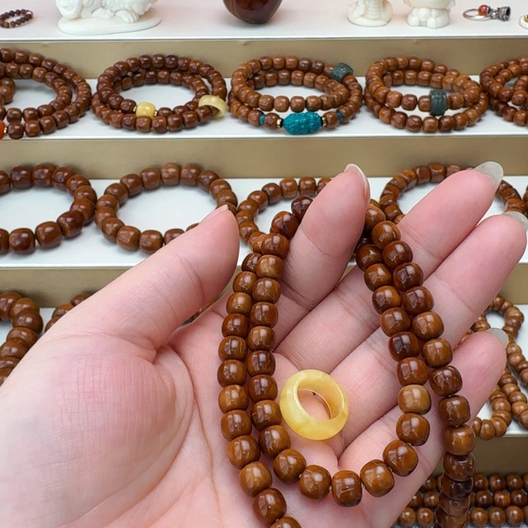 吊坠库克库克菩提老型珠双圈7×6mm