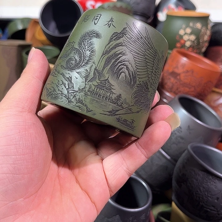 茶杯紫砂全手工紫砂主人杯