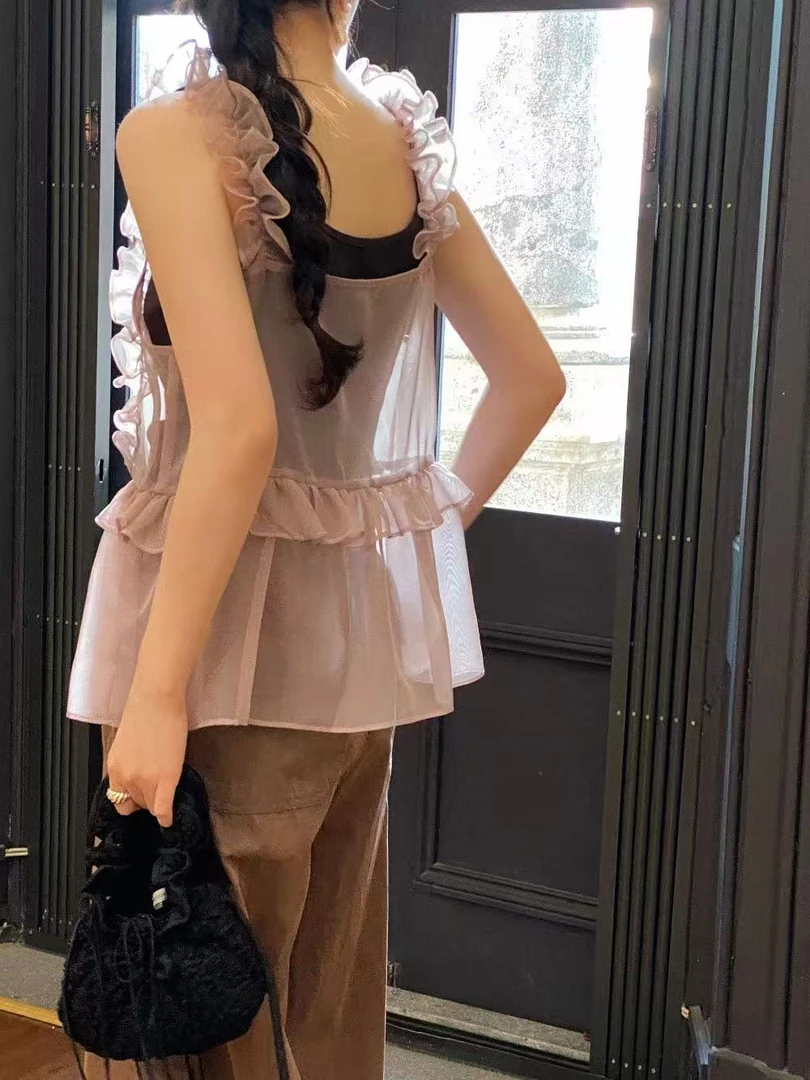 the white｜正品韩代「那白」上衣套装通勤蕾丝夏季韩版时尚