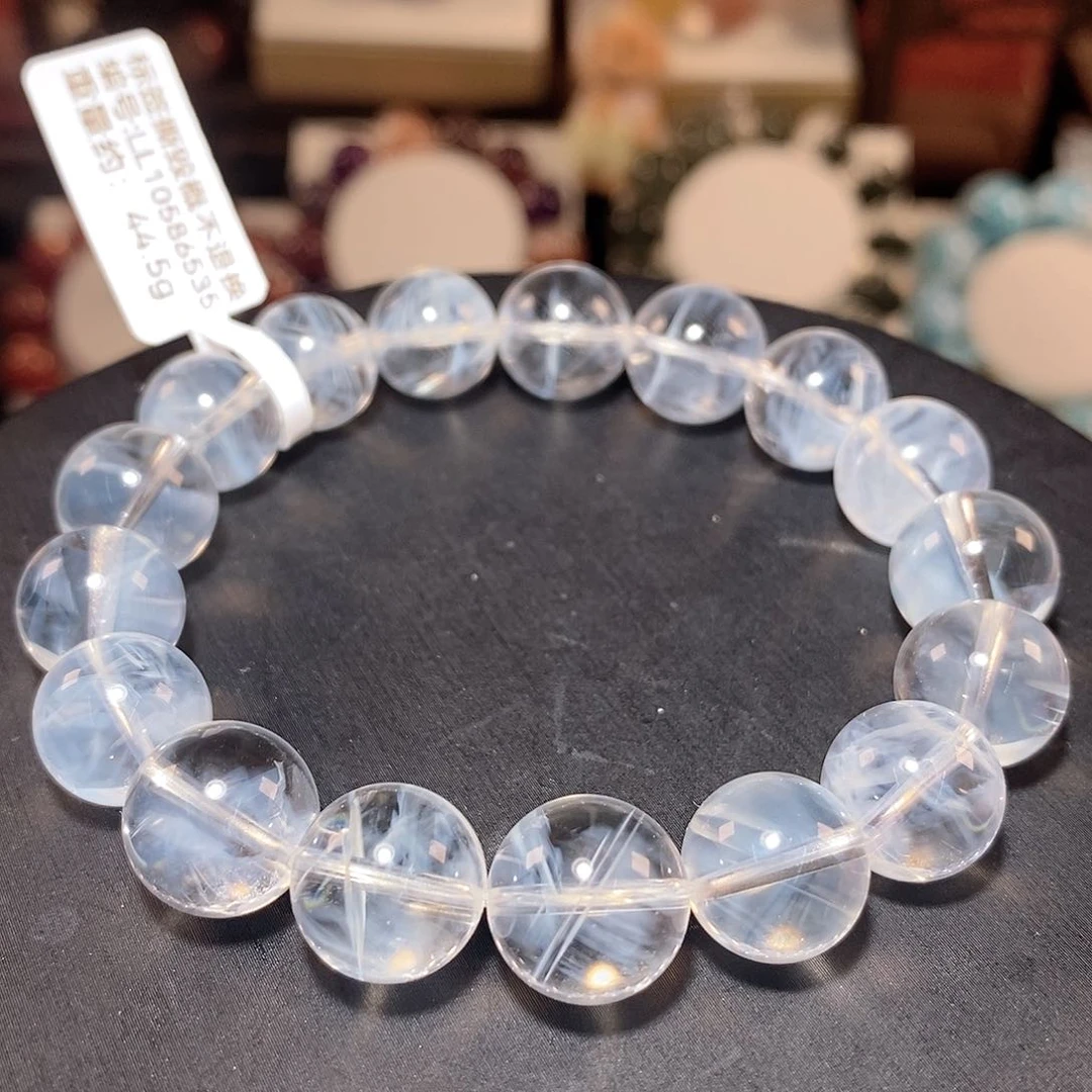 水晶手链未镶嵌F蓝针12