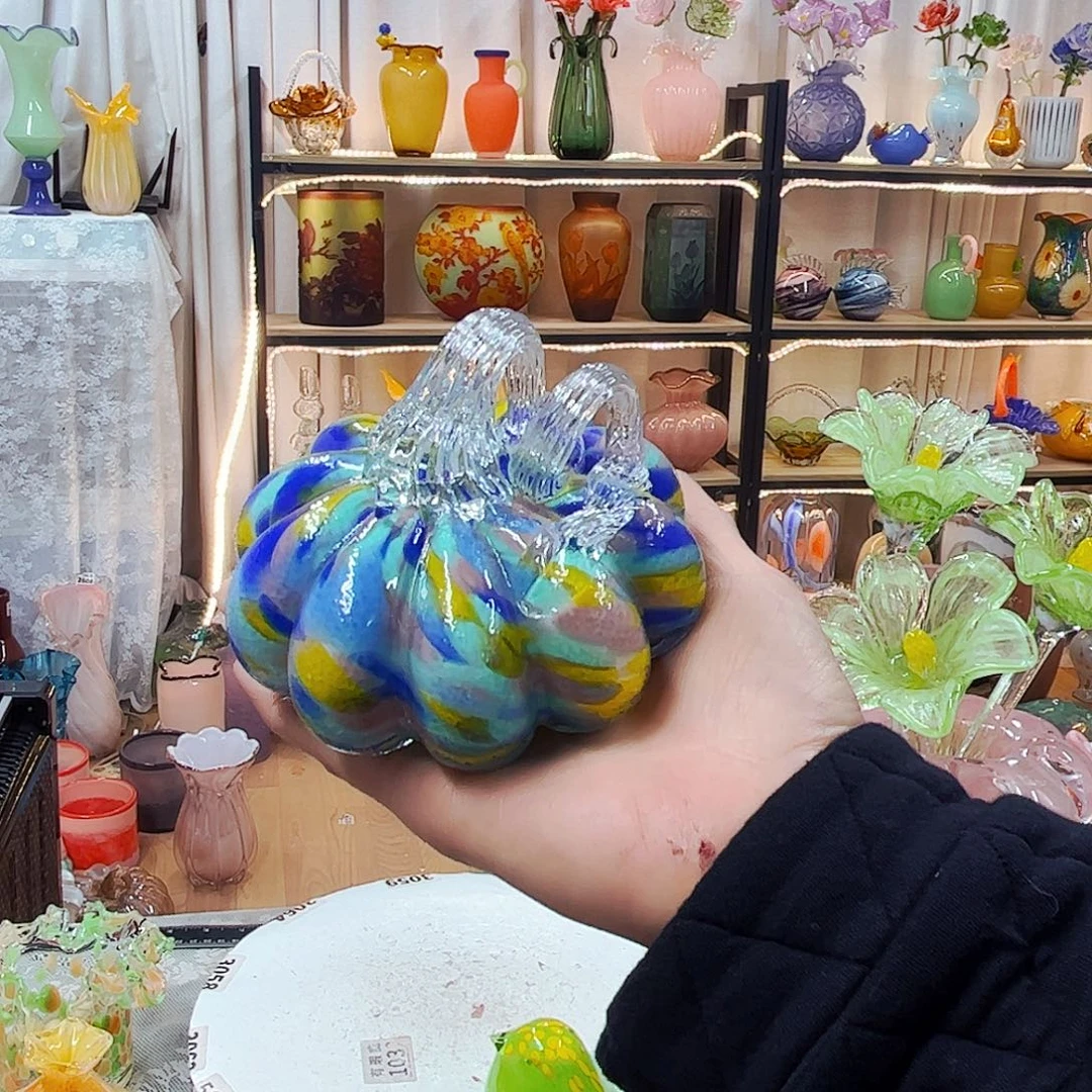 小南瓜小瑕福利家悦琉璃工艺品