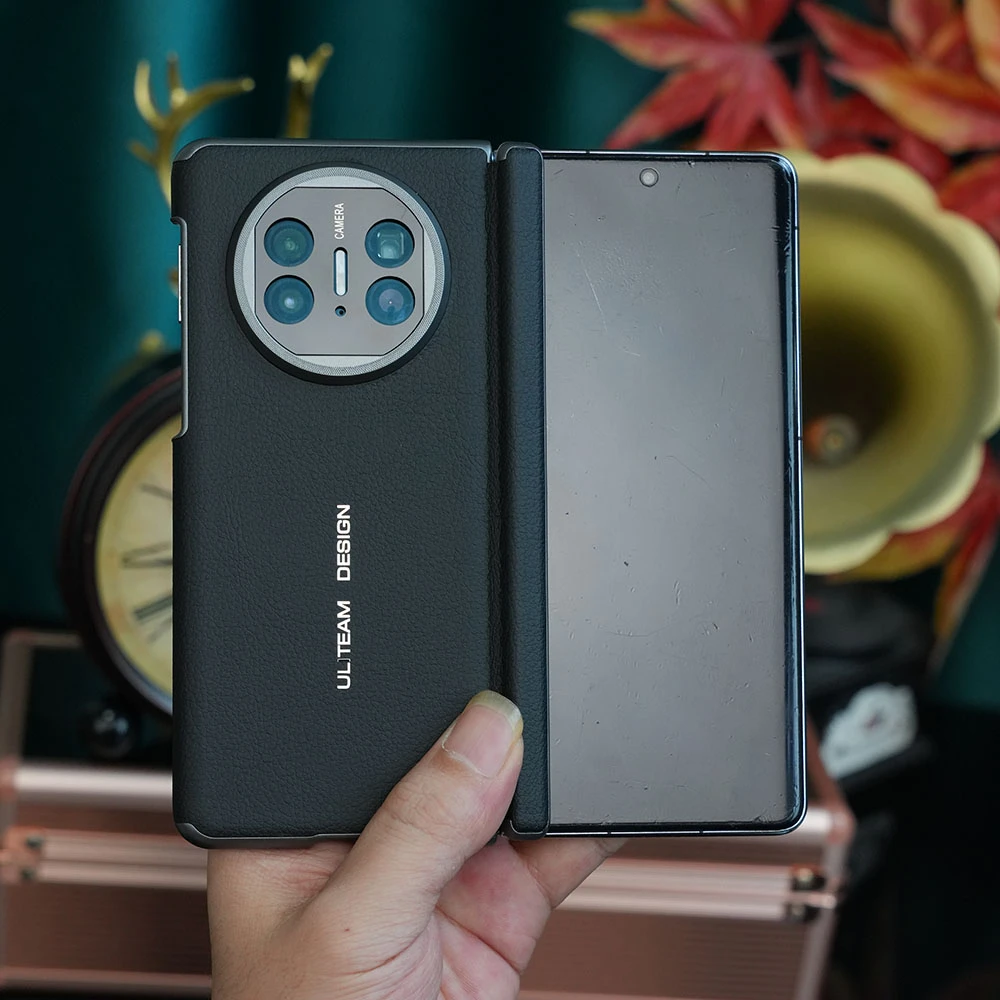 适用华为MateX6高级感商务X5双中轴全包镜头防摔手机壳X3保护套