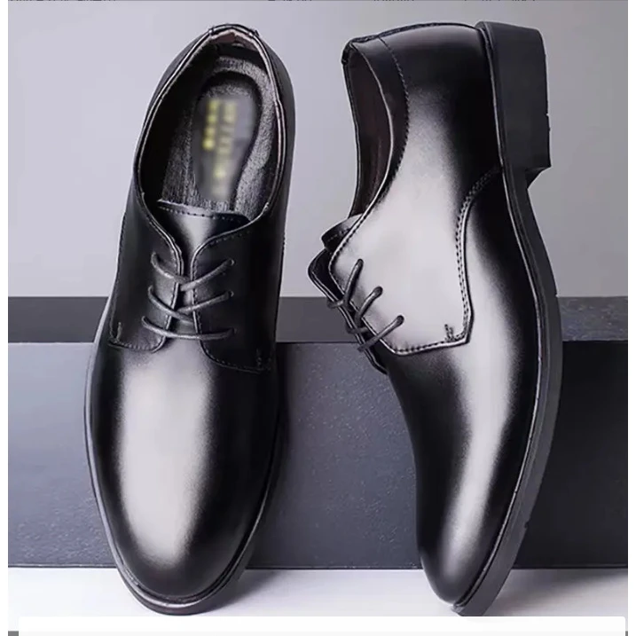 2025皮鞋男士新款休闲鞋软底男鞋商务休闲透气防滑驾车爸爸一脚蹬