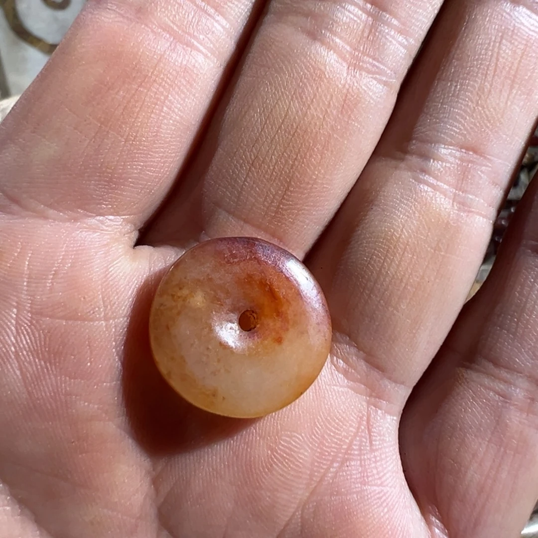 心***心颈饰未镶嵌和田玉（糖玉）