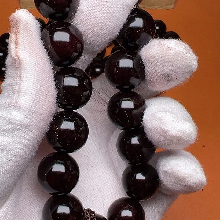 小叶紫檀手串/手链小叶紫檀1.5/15颗金星