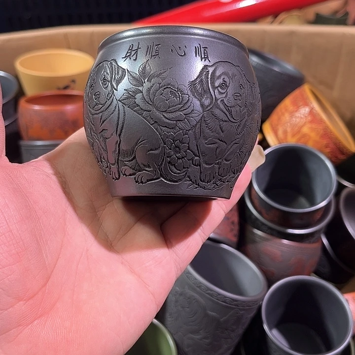 茶杯紫砂全手工紫砂主人杯