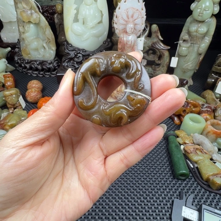 和田玉挂件未镶嵌K*N