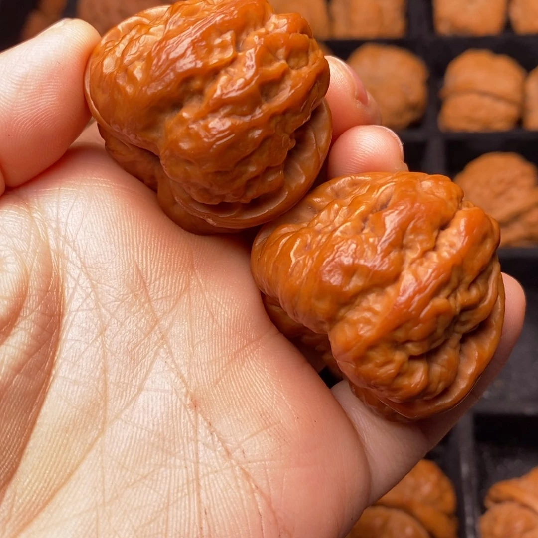 文玩核桃把件秦岭野生核桃