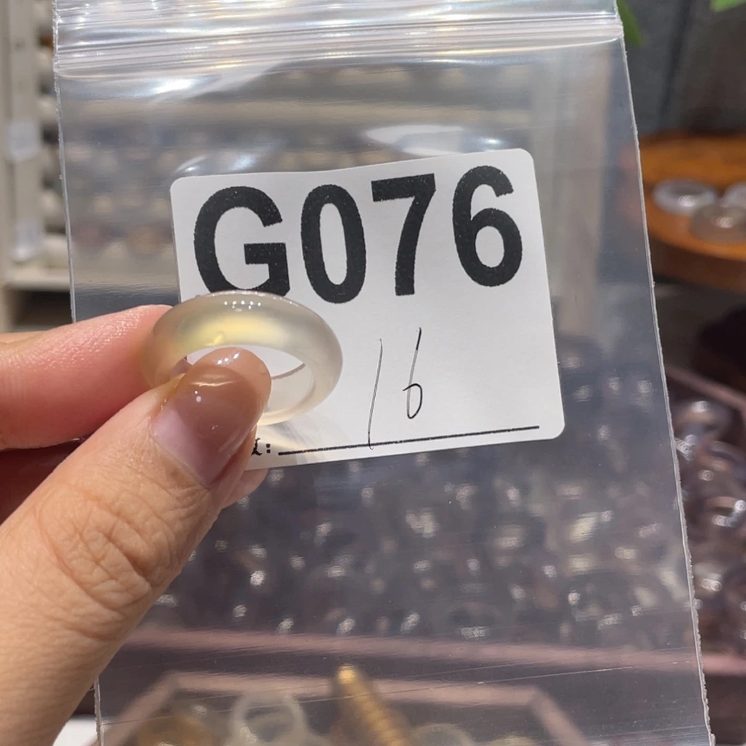 玛瑙/玉髓未镶嵌戒指076