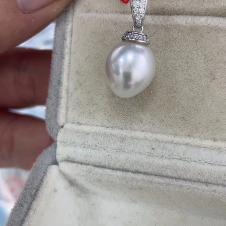 颈饰海水珍珠银S925镶嵌