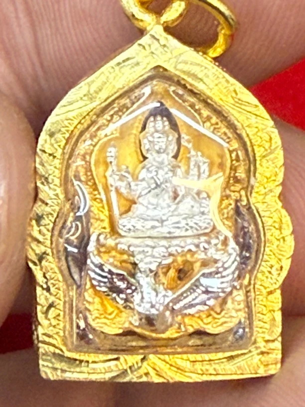 骑凤四面（镀金壳）泰国原庙工艺品